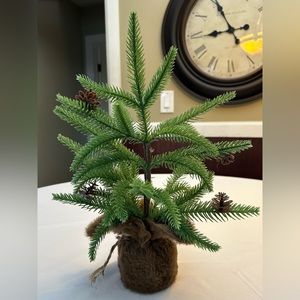 Artificial Pine Tree with Pinecones
